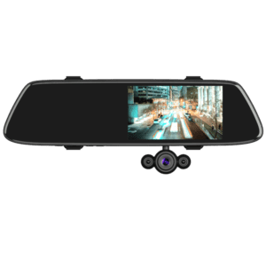 Rearview Mirror backup Camera-3 Channel Car DVR
